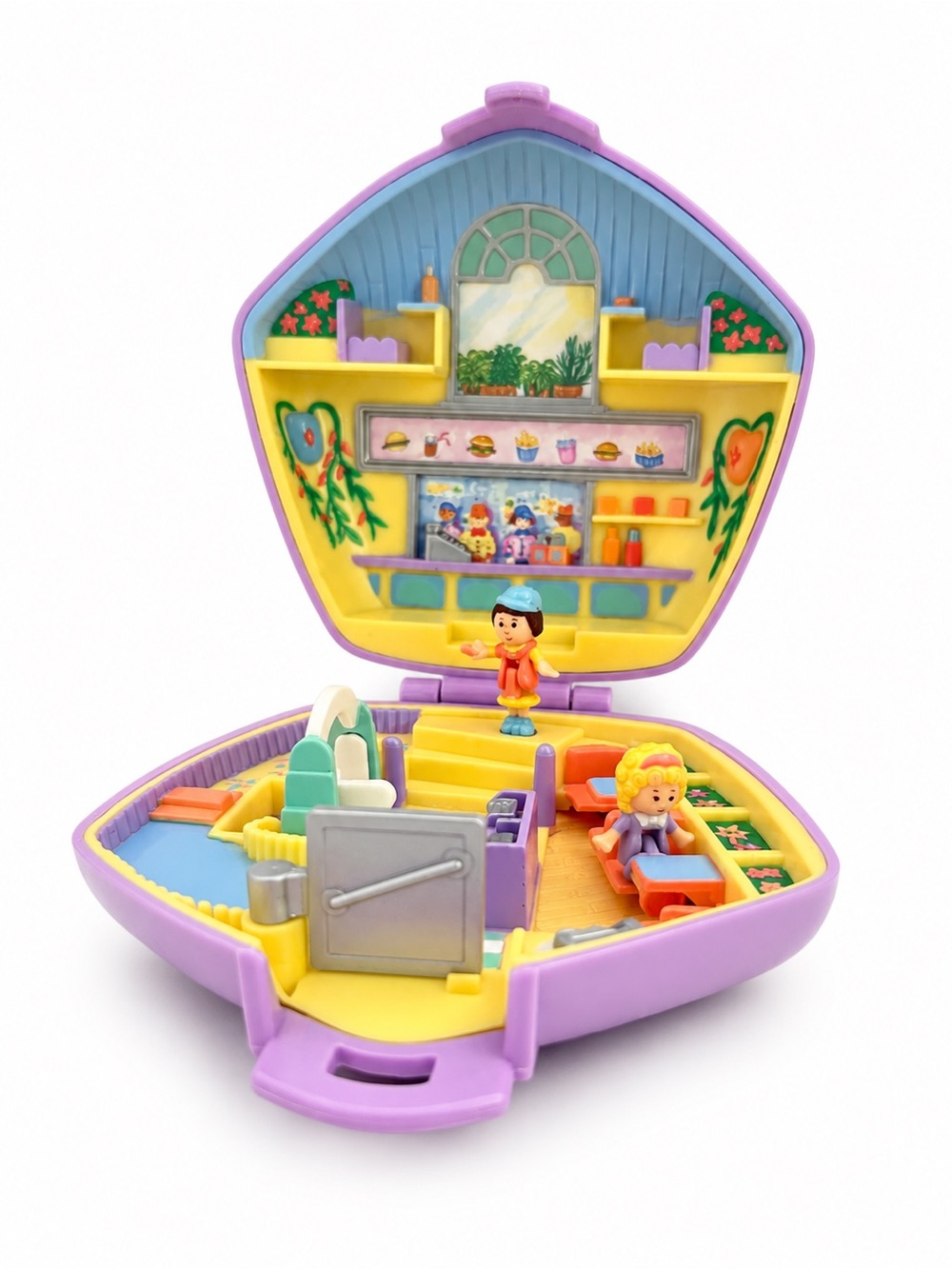 Bluebird Vintage Polly Pocket 1992 Polly at the Burger Stand - Complete